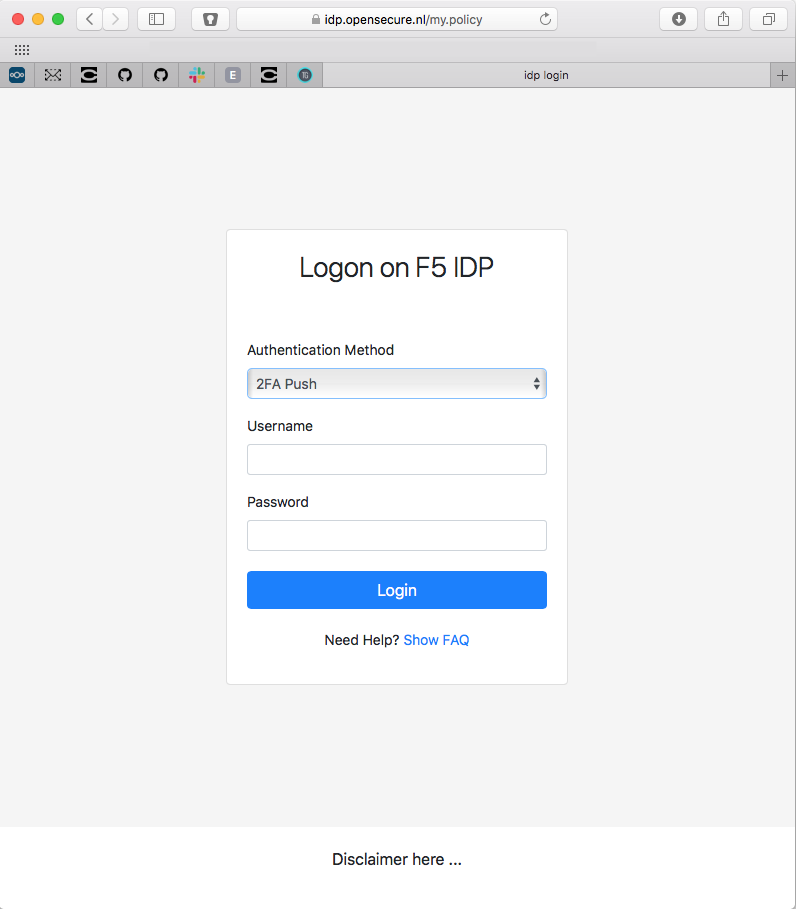 A Custom F5 APM logon page