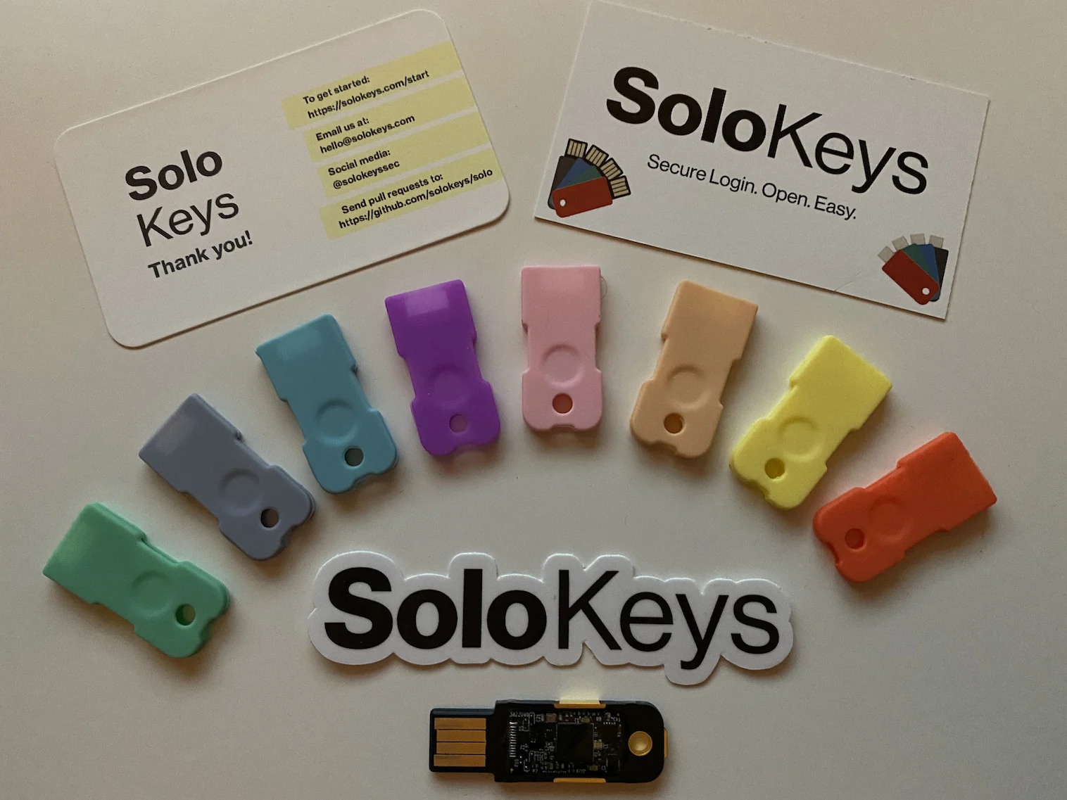 Solo V2 — Solokeys U2F Security Key — illustration