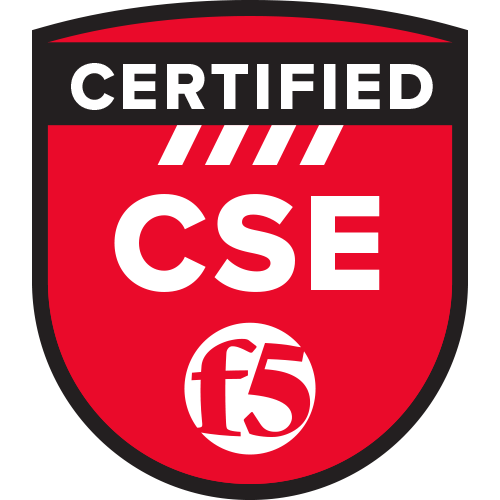 F5 certification history badge