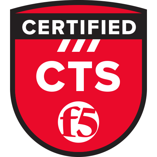 F5-CTS certification history badge