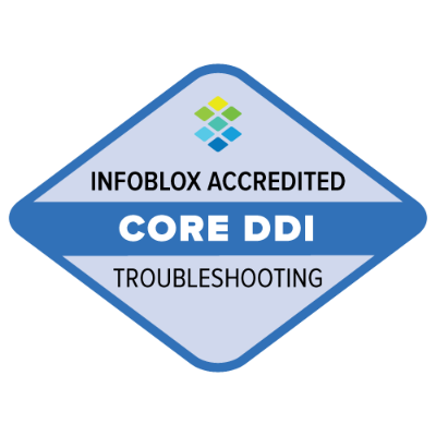 Infoblox certification history badge